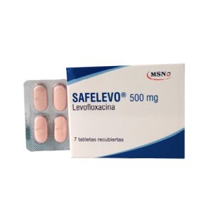 Safelevo - Levofloxacina 500 mg. Caja x 7 Tab.