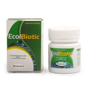 Ecolbiotic - Pro-prebióticos Frasco x 10 Cápsulas