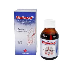 Fluimed -N-Acetilcisteina + Guaifenesina Frasco x 120 ml