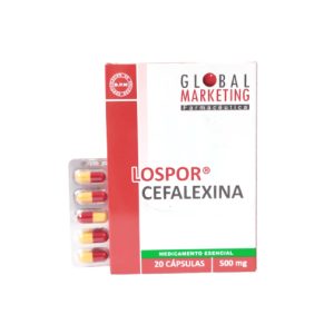 LOSPOR Cefalexina 500 mg – Cápsulas