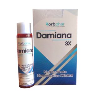 Damiana 3X - Damiana, Selenio, Acnus  Castus Caja x 3 viales